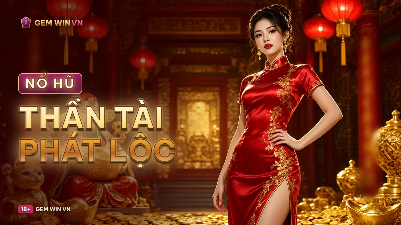 Banner nổ hũ Thần Tài Phát Lộc – slot Gemwin